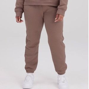 Girlfriend collective Joggers - Taro (brown/purple color)